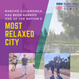 Rancho Cucamonga makes LawnStarter’s list of 2021’s Most Relaxed Cities in America 