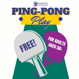 Ping Pong paddles on a graphic for free play
