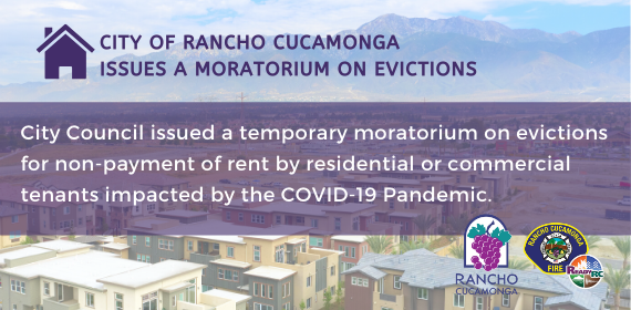 City of Rancho Cucamonga Issues a Moratorium on Evictions