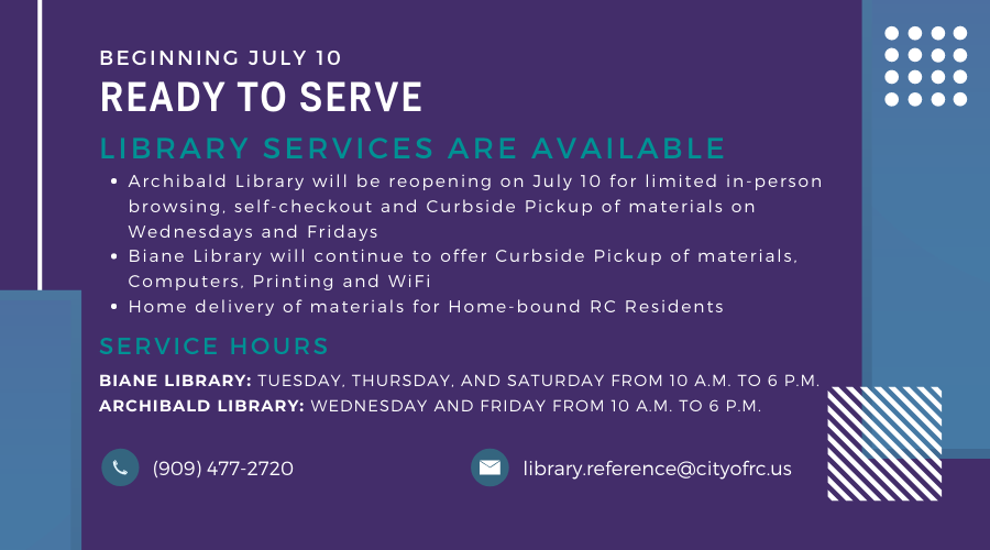 Library City of Rancho Cucamonga