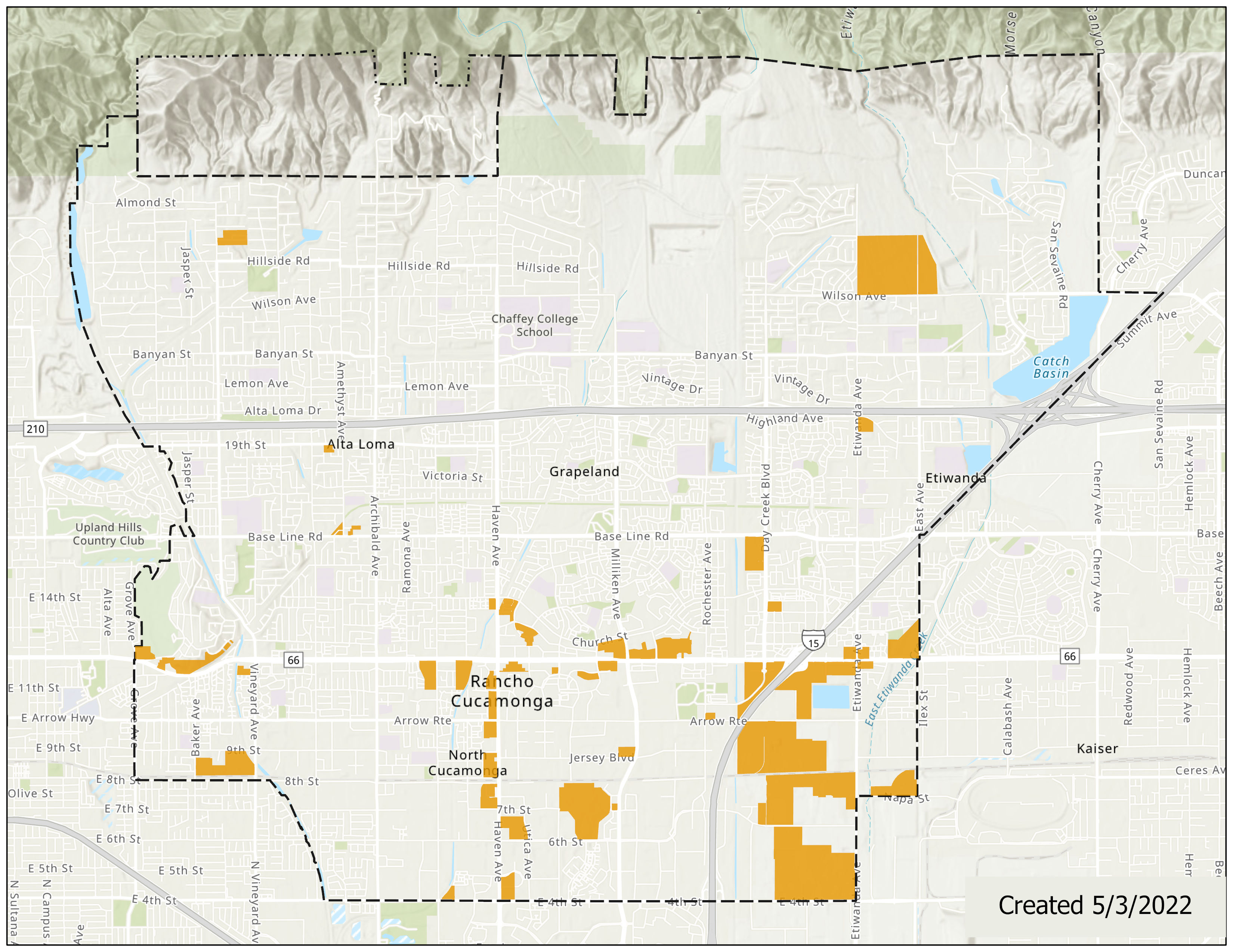 EIFD Map as of May 2022
