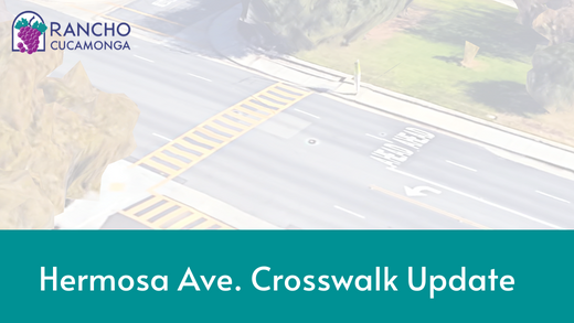 Hermosa Ave. Crossings Update image of crosswalk