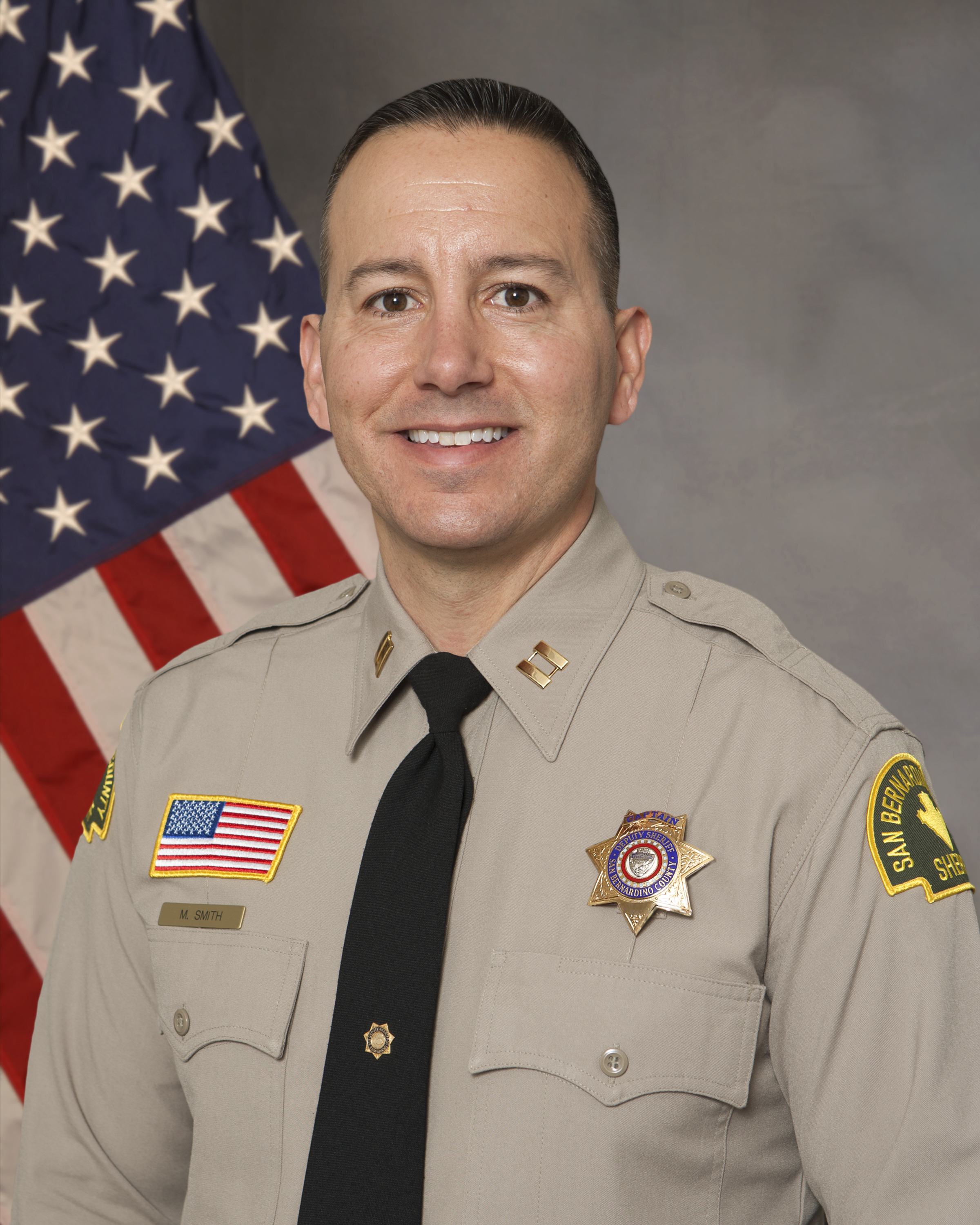 portrait of Captain Michael Smith Police Chief of Rancho Cucamonga