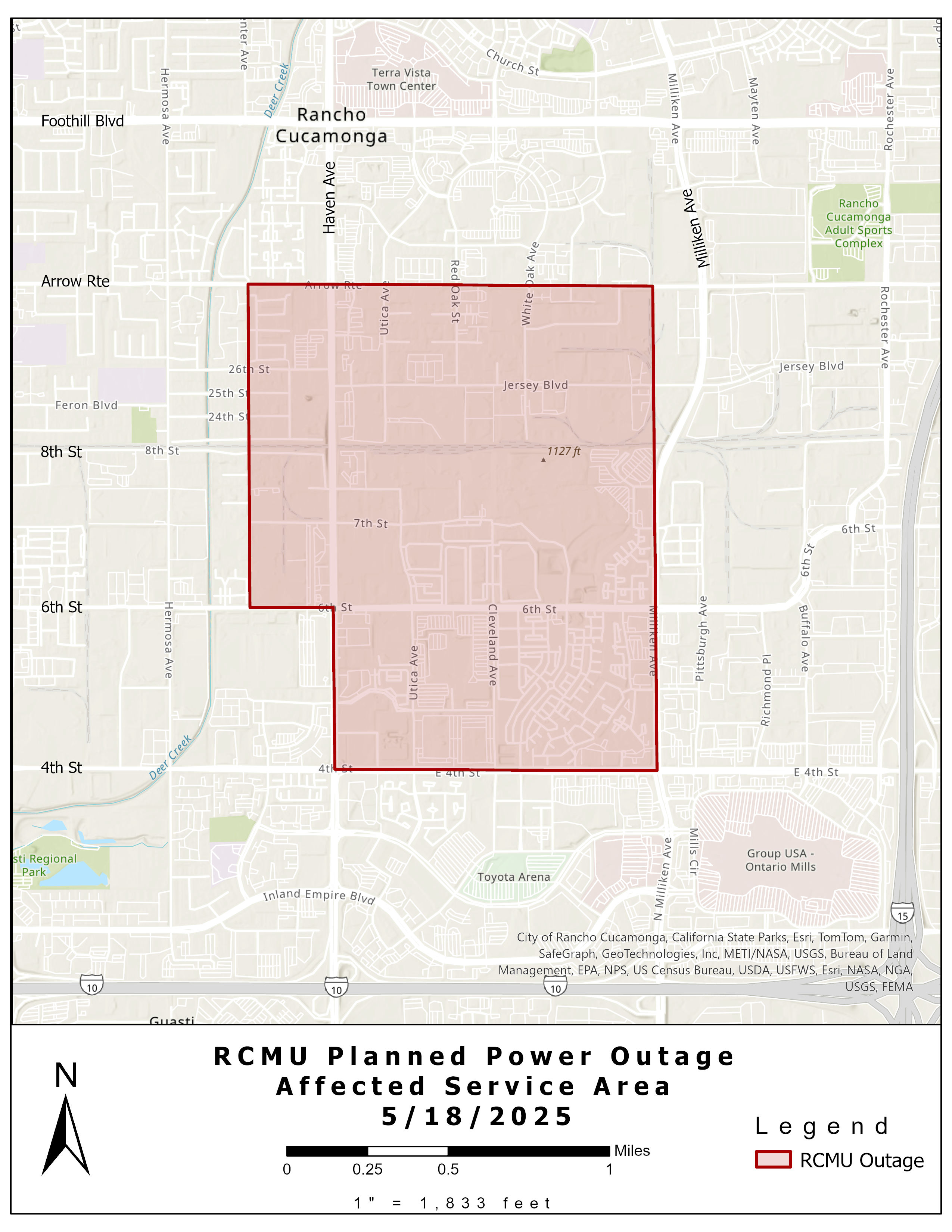RCMU Power Outage 5.18.25