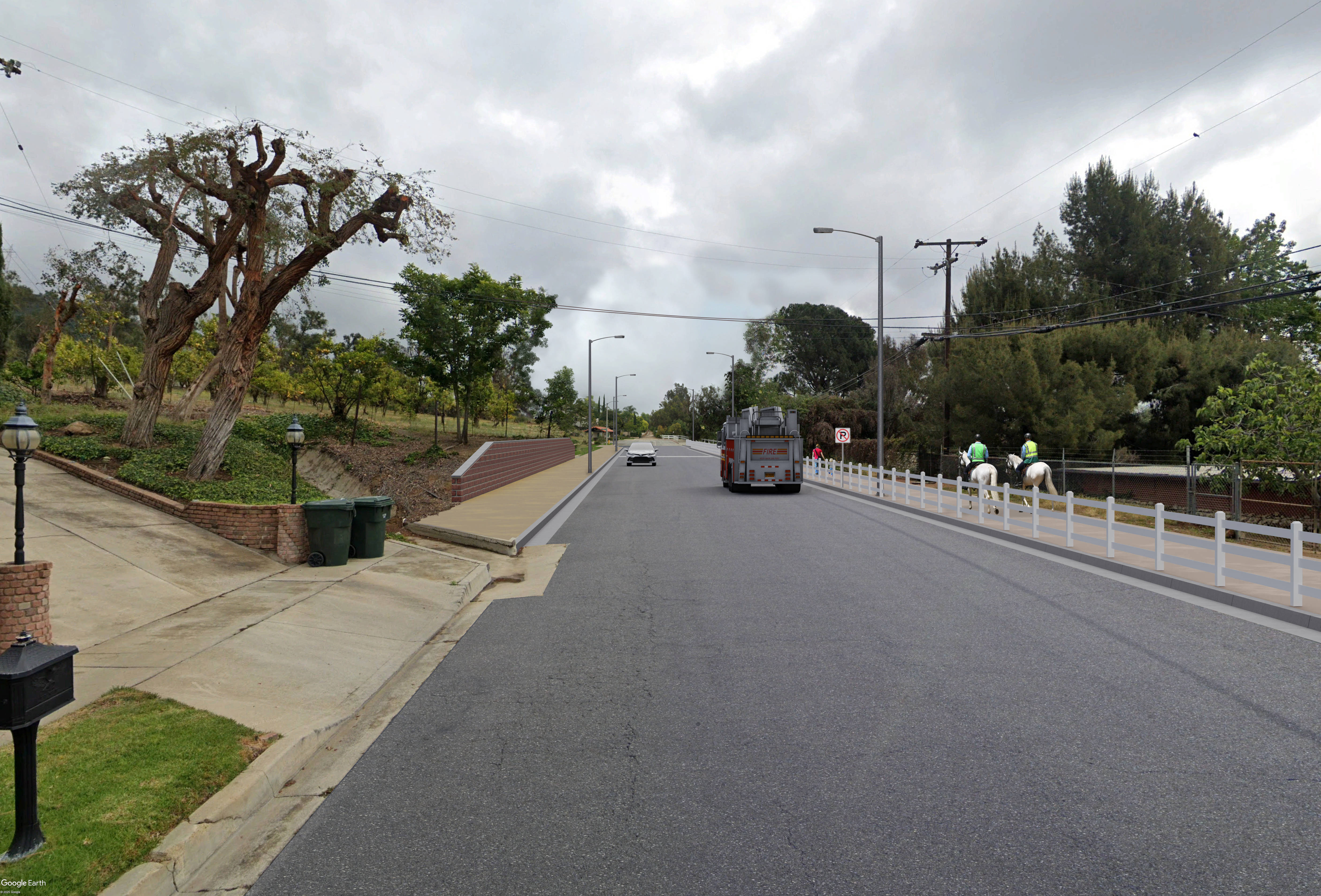 Rendering of Almond Street