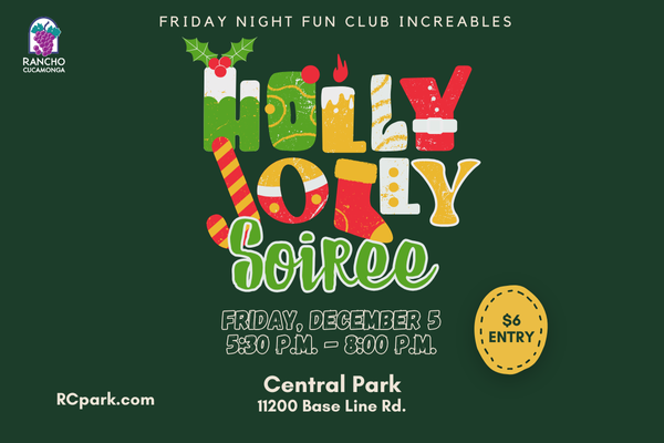 IncredABLES Friday Night Fun Club Holly Jolly Soiree. Friday, December 5. 5:30 p.m. - 8:00 p.m. Central Park, 11200 Base Line Rd. $6 per person.