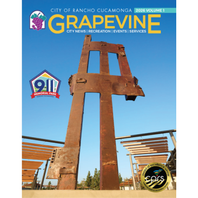 Grapevine 2025 Volume 2 cover of 9/11 memorial