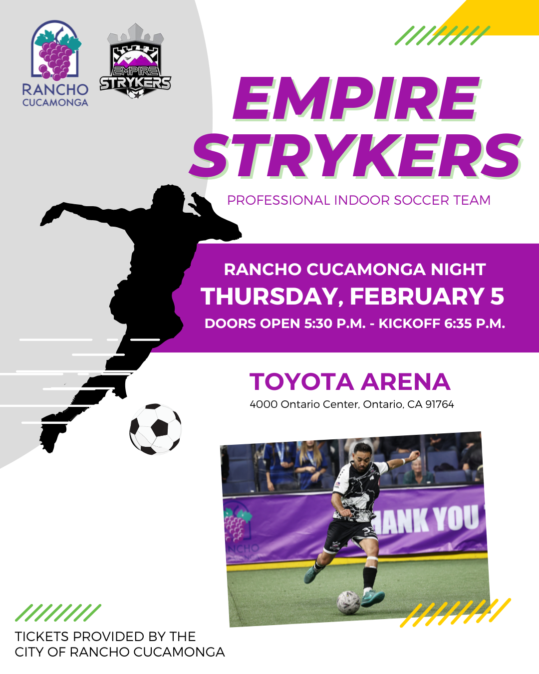 Empire Strykers Rancho Cucamonga Night