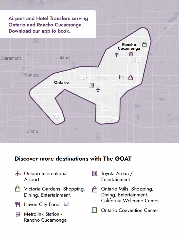 GOAT destinations 