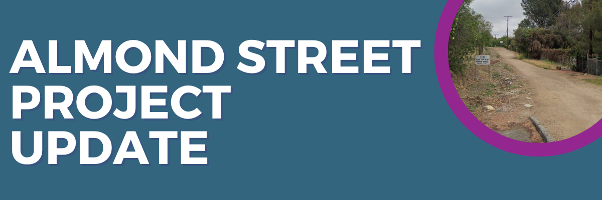 Almond Street Project update with picture of almond street