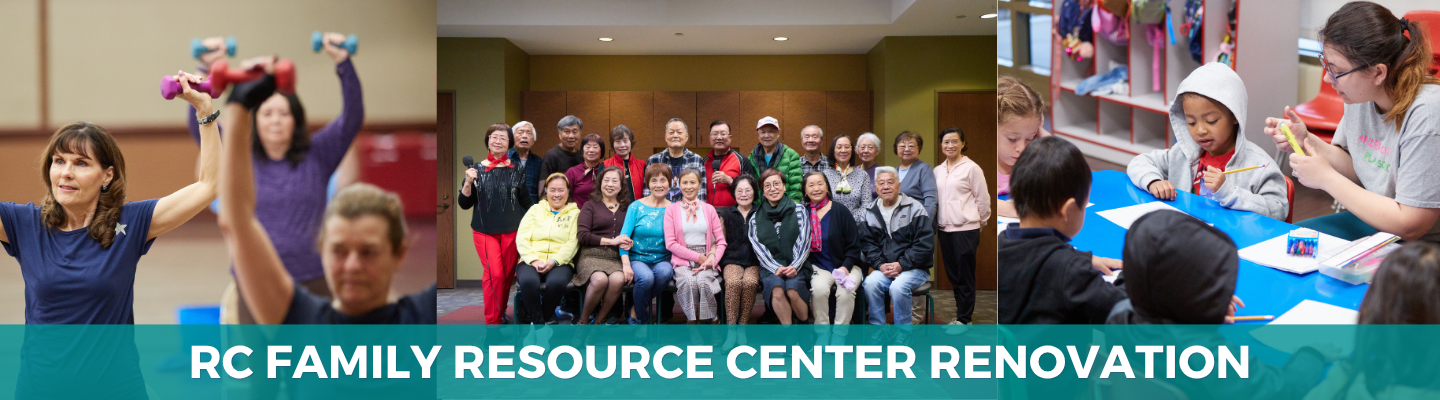 senior citizen women lifting dumbbell weights, group of smiling senior citizens, preschool teacher teaching preschool aged students