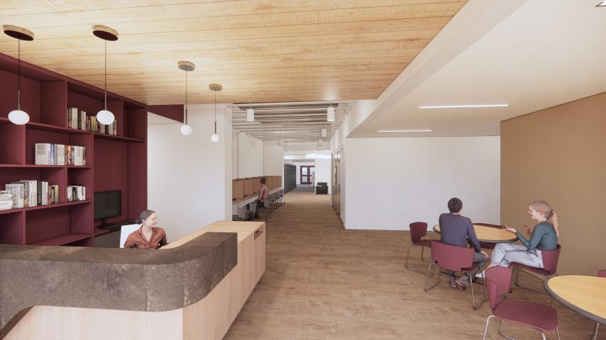 Rendering of Westside Library