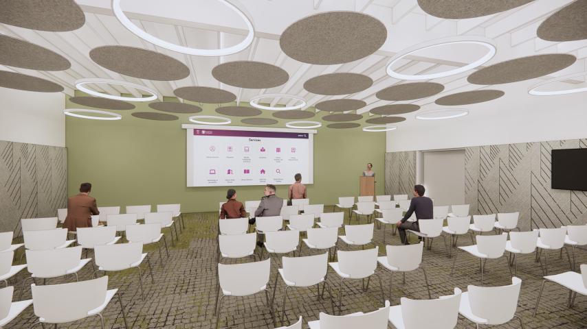 Rendering of Westside Library