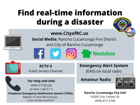Real Time Info during a Disaster
