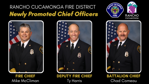 RCFD Newly Promoted Chief Officers 