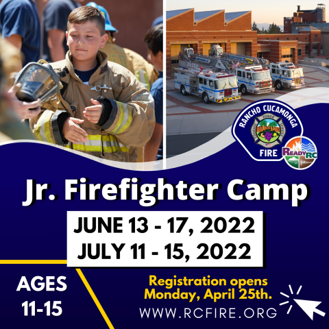 Jr. Firefighter Camp 2022