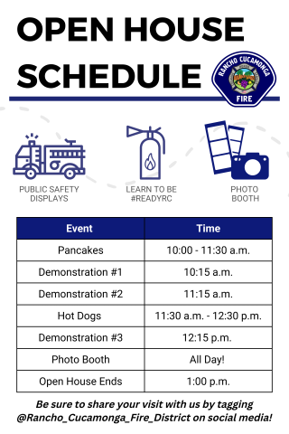 Schedule of Events 
