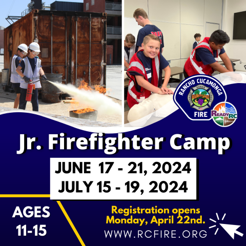 Jr. Firefighter Camp 2024