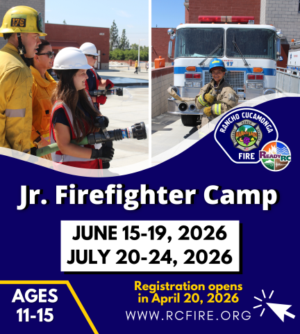 Kids enjoying Jr. Firefighter Camp 