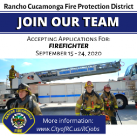 fire district firefighter recruitment cucamonga rancho flyer