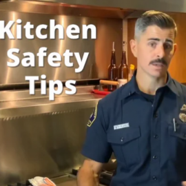 Firefighter in the Kitchen