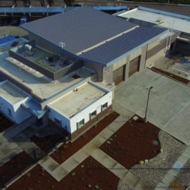 Aerial image of public safety facility