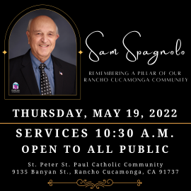 Sam Spagnolo's Funeral Services Information