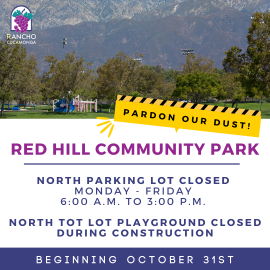 Pickleball Court Construction at Red Hill Community Park in November 2022