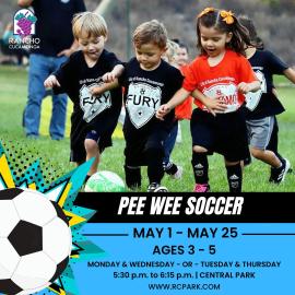 Pee Wee Soccer May 