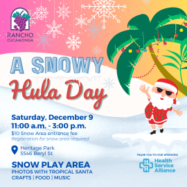 Snowy Hula Day December 9, 2023