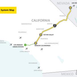 Las Vegas-to-California high-speed rail