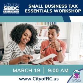 SBDC Small Business Tax Essentials Workshop