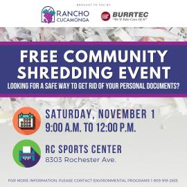 Shred Event Text