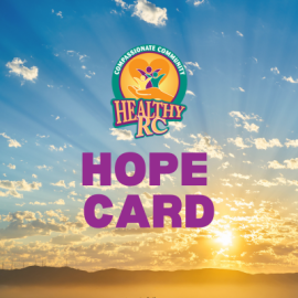 HOPE card Help Health Housing Hope